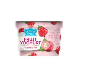 Mother Dairy Raspberry Flavoured Yogurt 100 g