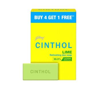 Cinthol Fresh Lime Bath Soap – Buy 4 Get 1 Free